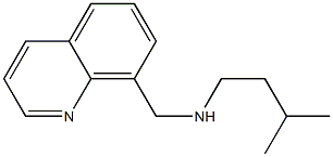 (3-methylbutyl)(quinolin-8-ylmethyl)amine Struktur