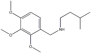 (3-methylbutyl)[(2,3,4-trimethoxyphenyl)methyl]amine Struktur