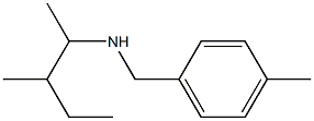 (3-methylpentan-2-yl)[(4-methylphenyl)methyl]amine Struktur