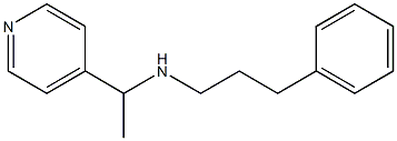 (3-phenylpropyl)[1-(pyridin-4-yl)ethyl]amine Struktur