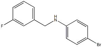 (4-bromophenyl)(3-fluorophenyl)methylamine Struktur