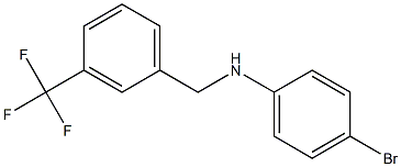 (4-bromophenyl)[3-(trifluoromethyl)phenyl]methylamine Struktur