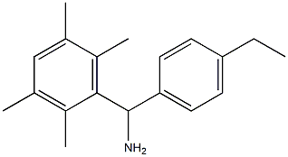 (4-ethylphenyl)(2,3,5,6-tetramethylphenyl)methanamine Struktur