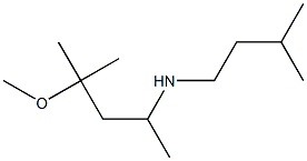 (4-methoxy-4-methylpentan-2-yl)(3-methylbutyl)amine Struktur