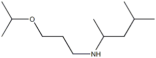 (4-methylpentan-2-yl)[3-(propan-2-yloxy)propyl]amine Struktur