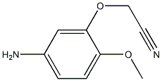 (5-amino-2-methoxyphenoxy)acetonitrile Struktur