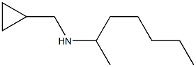 (cyclopropylmethyl)(heptan-2-yl)amine Struktur