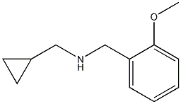 (cyclopropylmethyl)[(2-methoxyphenyl)methyl]amine Struktur