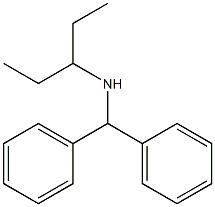 (diphenylmethyl)(pentan-3-yl)amine Struktur