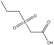 (propylsulfonyl)acetic acid Struktur