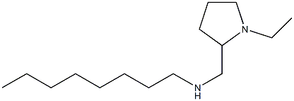 [(1-ethylpyrrolidin-2-yl)methyl](octyl)amine Struktur