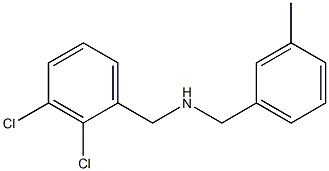 [(2,3-dichlorophenyl)methyl][(3-methylphenyl)methyl]amine Struktur