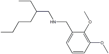 [(2,3-dimethoxyphenyl)methyl](2-ethylhexyl)amine Struktur