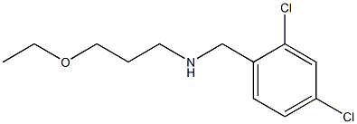 [(2,4-dichlorophenyl)methyl](3-ethoxypropyl)amine Struktur