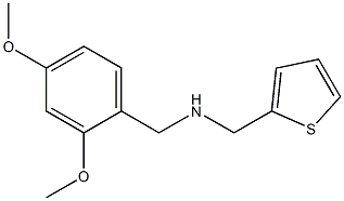 [(2,4-dimethoxyphenyl)methyl](thiophen-2-ylmethyl)amine Struktur