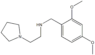 [(2,4-dimethoxyphenyl)methyl][2-(pyrrolidin-1-yl)ethyl]amine Struktur