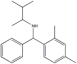 [(2,4-dimethylphenyl)(phenyl)methyl](3-methylbutan-2-yl)amine Struktur