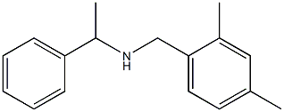 [(2,4-dimethylphenyl)methyl](1-phenylethyl)amine Struktur