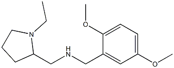 [(2,5-dimethoxyphenyl)methyl][(1-ethylpyrrolidin-2-yl)methyl]amine Struktur