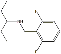 [(2,6-difluorophenyl)methyl](pentan-3-yl)amine Struktur