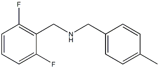 [(2,6-difluorophenyl)methyl][(4-methylphenyl)methyl]amine Struktur