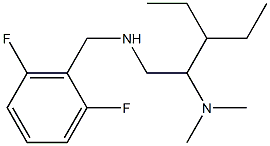 [(2,6-difluorophenyl)methyl][2-(dimethylamino)-3-ethylpentyl]amine Struktur