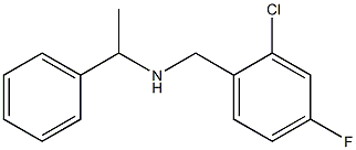 [(2-chloro-4-fluorophenyl)methyl](1-phenylethyl)amine Struktur