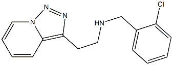 [(2-chlorophenyl)methyl](2-{[1,2,4]triazolo[3,4-a]pyridin-3-yl}ethyl)amine Struktur