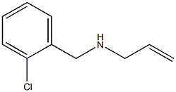 [(2-chlorophenyl)methyl](prop-2-en-1-yl)amine Struktur