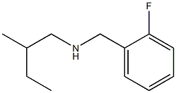 [(2-fluorophenyl)methyl](2-methylbutyl)amine Struktur