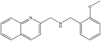 [(2-methoxyphenyl)methyl](quinolin-2-ylmethyl)amine Struktur