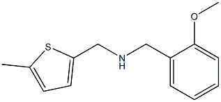 [(2-methoxyphenyl)methyl][(5-methylthiophen-2-yl)methyl]amine Struktur