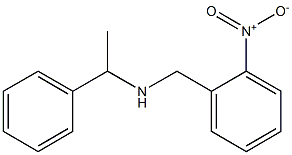 [(2-nitrophenyl)methyl](1-phenylethyl)amine Struktur