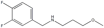 [(3,4-difluorophenyl)methyl](3-methoxypropyl)amine Struktur