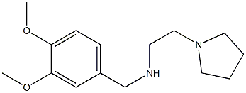 [(3,4-dimethoxyphenyl)methyl][2-(pyrrolidin-1-yl)ethyl]amine Struktur