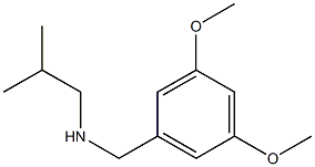 [(3,5-dimethoxyphenyl)methyl](2-methylpropyl)amine Struktur