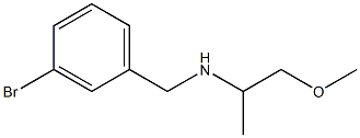 [(3-bromophenyl)methyl](1-methoxypropan-2-yl)amine Struktur