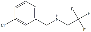 [(3-chlorophenyl)methyl](2,2,2-trifluoroethyl)amine Struktur