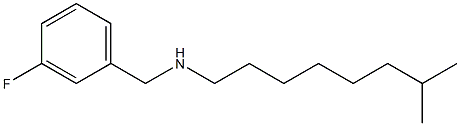 [(3-fluorophenyl)methyl](7-methyloctyl)amine Struktur