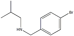 [(4-bromophenyl)methyl](2-methylpropyl)amine Struktur