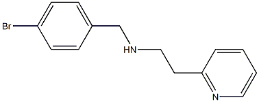 [(4-bromophenyl)methyl][2-(pyridin-2-yl)ethyl]amine Struktur