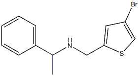 [(4-bromothiophen-2-yl)methyl](1-phenylethyl)amine Struktur