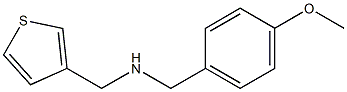 [(4-methoxyphenyl)methyl](thiophen-3-ylmethyl)amine Struktur