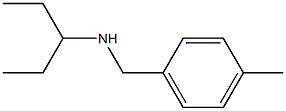 [(4-methylphenyl)methyl](pentan-3-yl)amine Struktur