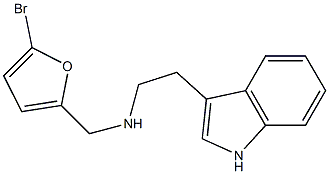 [(5-bromofuran-2-yl)methyl][2-(1H-indol-3-yl)ethyl]amine Struktur