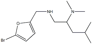 [(5-bromofuran-2-yl)methyl][2-(dimethylamino)-4-methylpentyl]amine Struktur