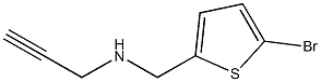 [(5-bromothiophen-2-yl)methyl](prop-2-yn-1-yl)amine Struktur