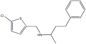 [(5-chlorothiophen-2-yl)methyl](4-phenylbutan-2-yl)amine Struktur