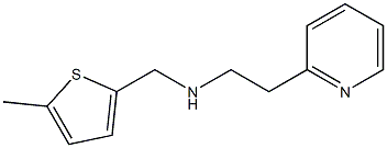 [(5-methylthiophen-2-yl)methyl][2-(pyridin-2-yl)ethyl]amine Struktur