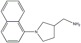 [1-(1-naphthyl)pyrrolidin-3-yl]methylamine Struktur